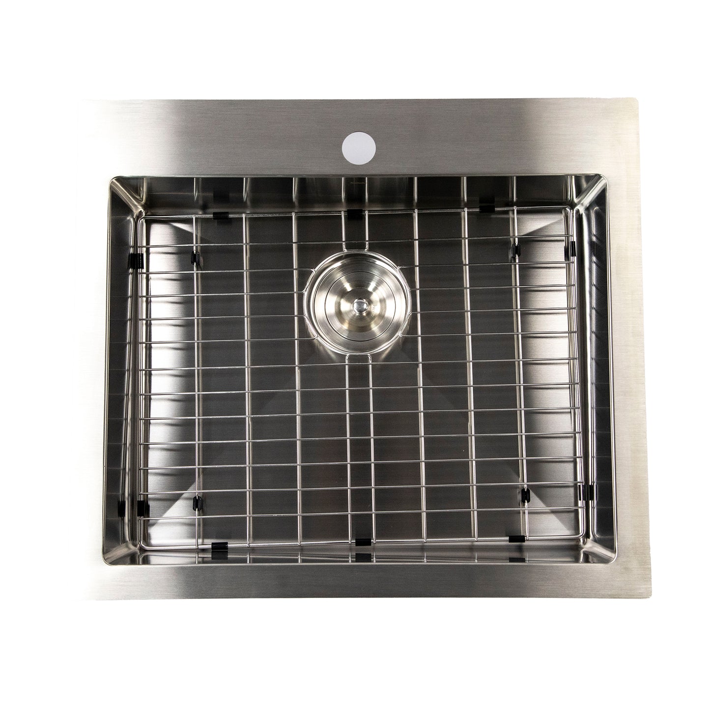 Nantucket Sinks SR2522-5.5-16 Pro Series Small Radius Topmount Single Hole ADA Kitchen Sink