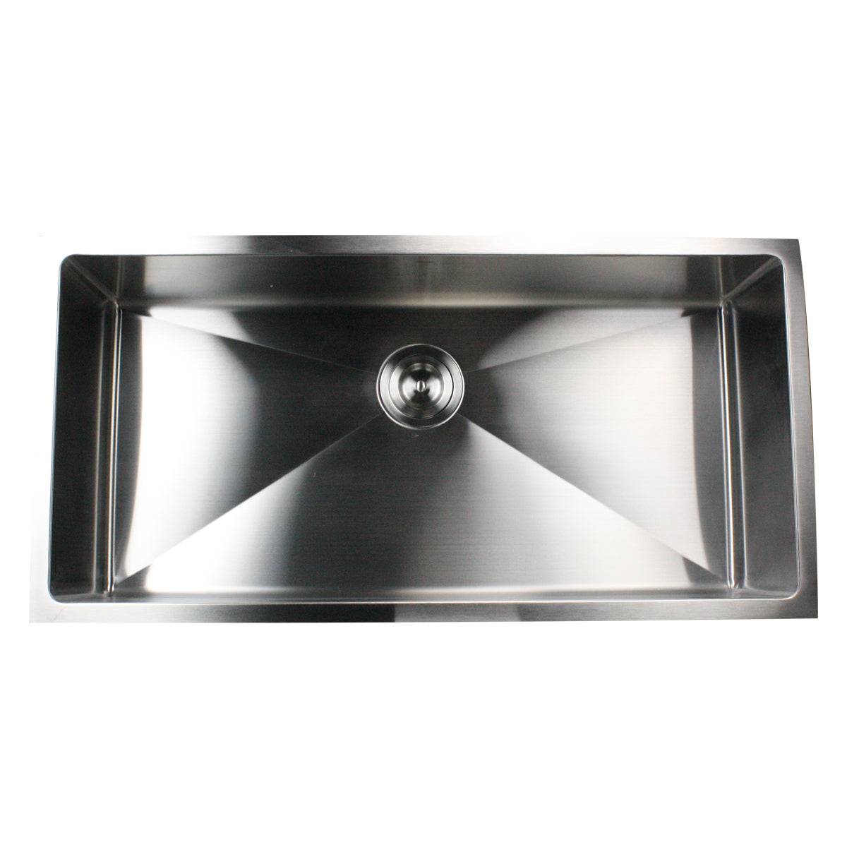 Nantucket Sinks 36" Single Bowl Undermount Stainless Steel Kitchen Sink