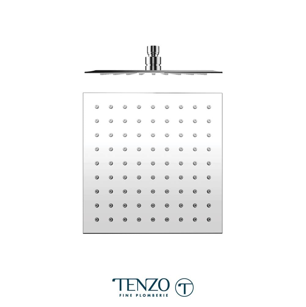 Tenzo SSTS-08-S-CR Shower Head Square 20X20CM Stainless Steel 2MM Chrome