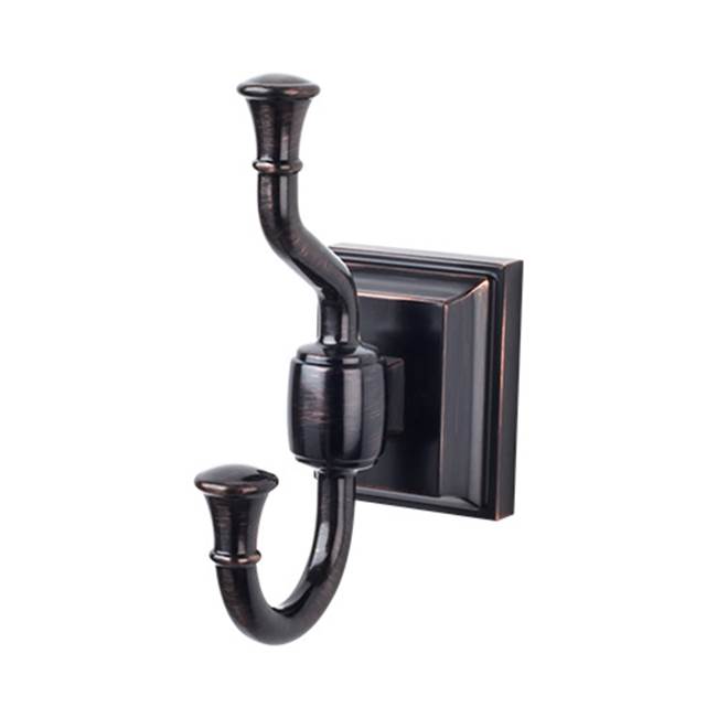 Top Knobs STK2BSN Stratton Bath Double Hook