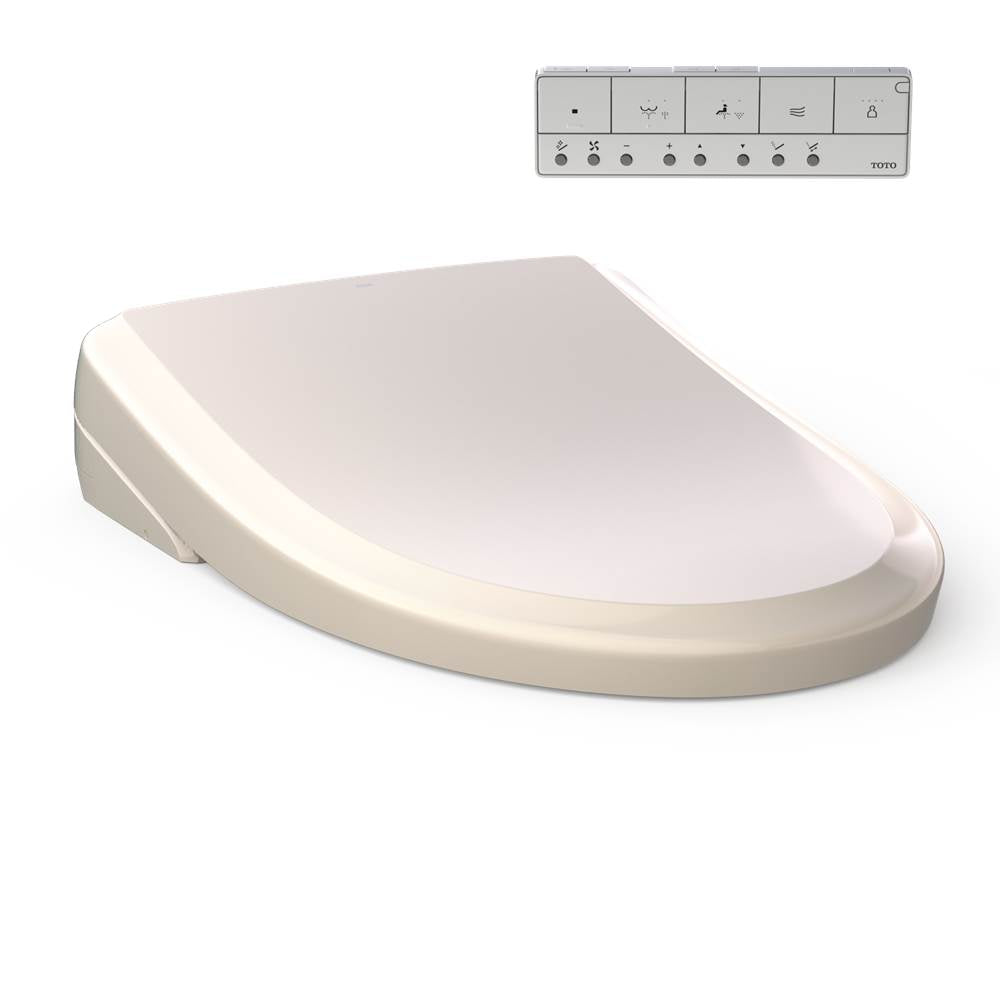 Toto SW4734#12 Washlet S7A Electronic Bidet Toilet Seat With Ewater+ Bowl and Wand Cleaning and Auto Open and Close Classic Lid, Elongated