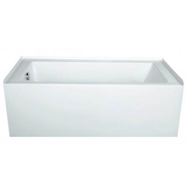 Hydro Systems SYD6032ATOS-WHI-RH Sydney 60 X 32 Acrylic Soaking Tub Shallow Depth Right Hand Tub - White