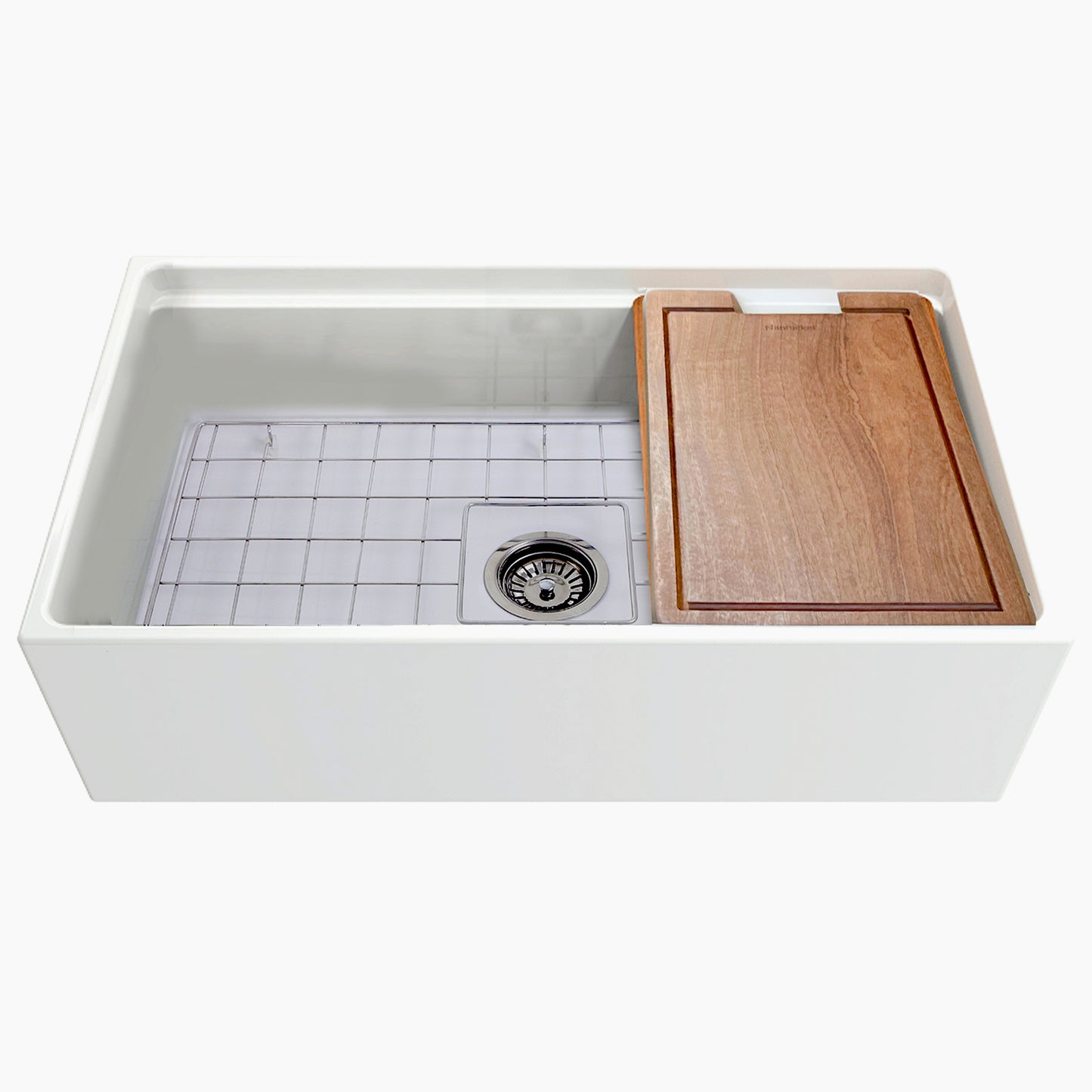 Nantucket Sinks T-PS33 33-inch Workstation Apron Sink with Accessories