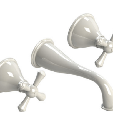 Rubinet T1GFMC Wall Mount Lav Set (Less Drain) Trim Only