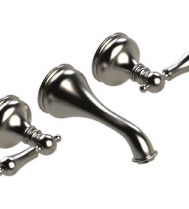 Rubinet T1GRML Wall Mount Lav Set (Less Drain) Trim Only