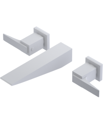 Rubinet T1GRSL Wall Mount Lav Set Trim Only (Less Drain)