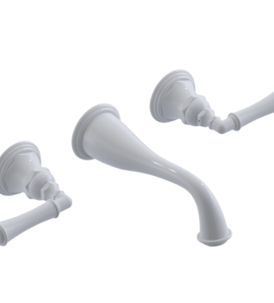 Rubinet T1GRVJL JWall Mount Lav Set (Jasmin Spout) (Less Drain) Trim Only