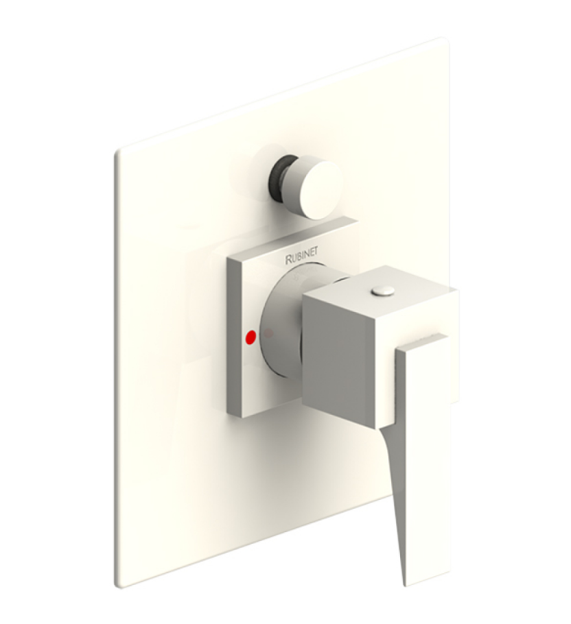 Rubinet T2YRSL Pressure Balance Shower Valve With Stop Two Way Diverter
