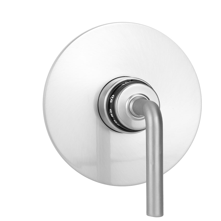 Jaclo T358-TRIM Round Plate With Contempo Lever Handle Trim For Thermostatic Valves - Parent