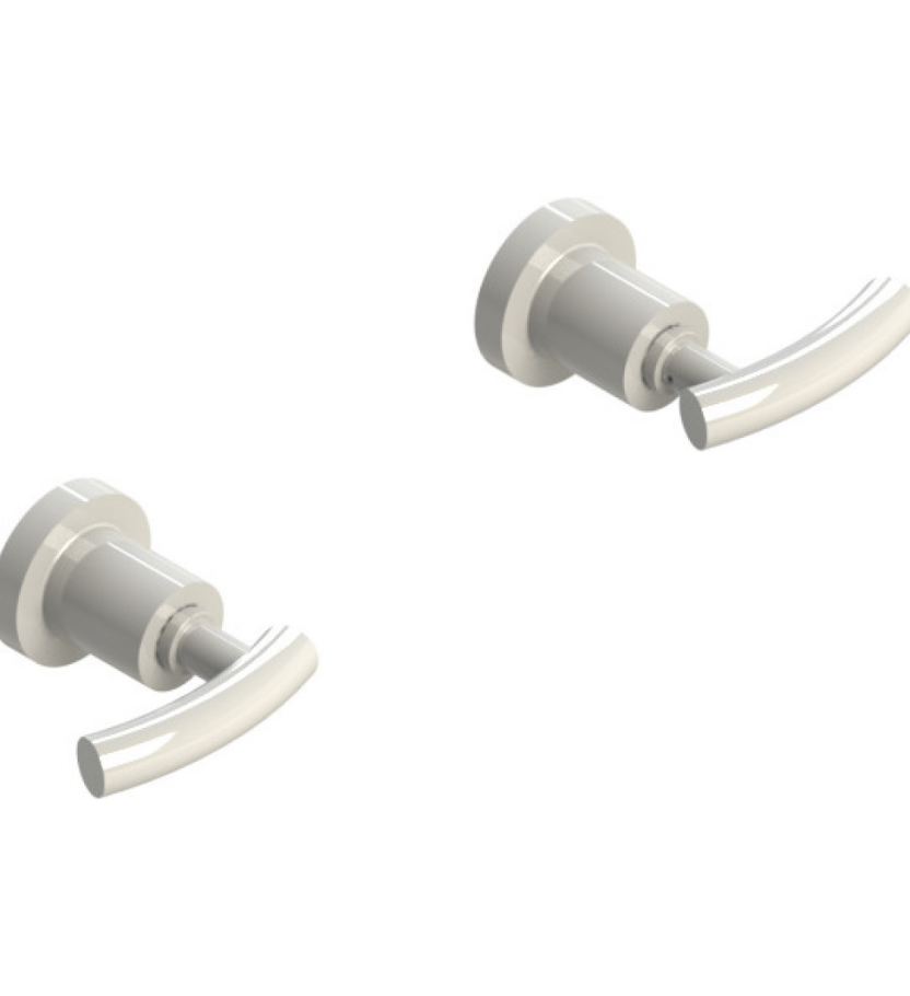 Rubinet T3AHOL Two Valve Tub Filler, Trim Only