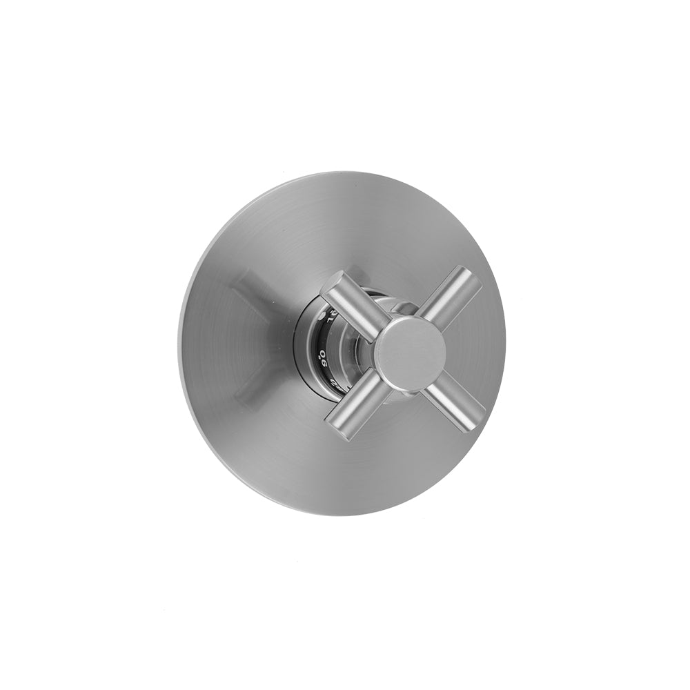 Jaclo T530-TRIM Round Plate With Contempo Cross Trim For Thermostatic Valves - Parent