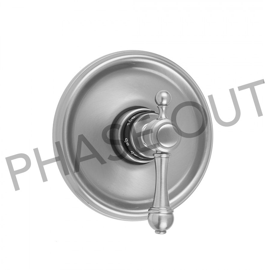Jaclo T592-TRIM Round Step Plate With Majesty Lever Trim For Thermostatic Valves - Parent