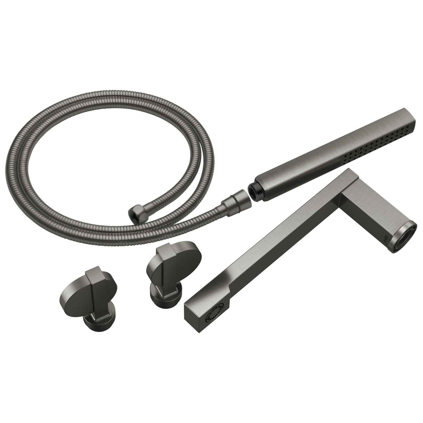 Brizo T703100 Frank Lloyd Wright Two-Handle Tub Filler Trim Kit with Lunar Handles