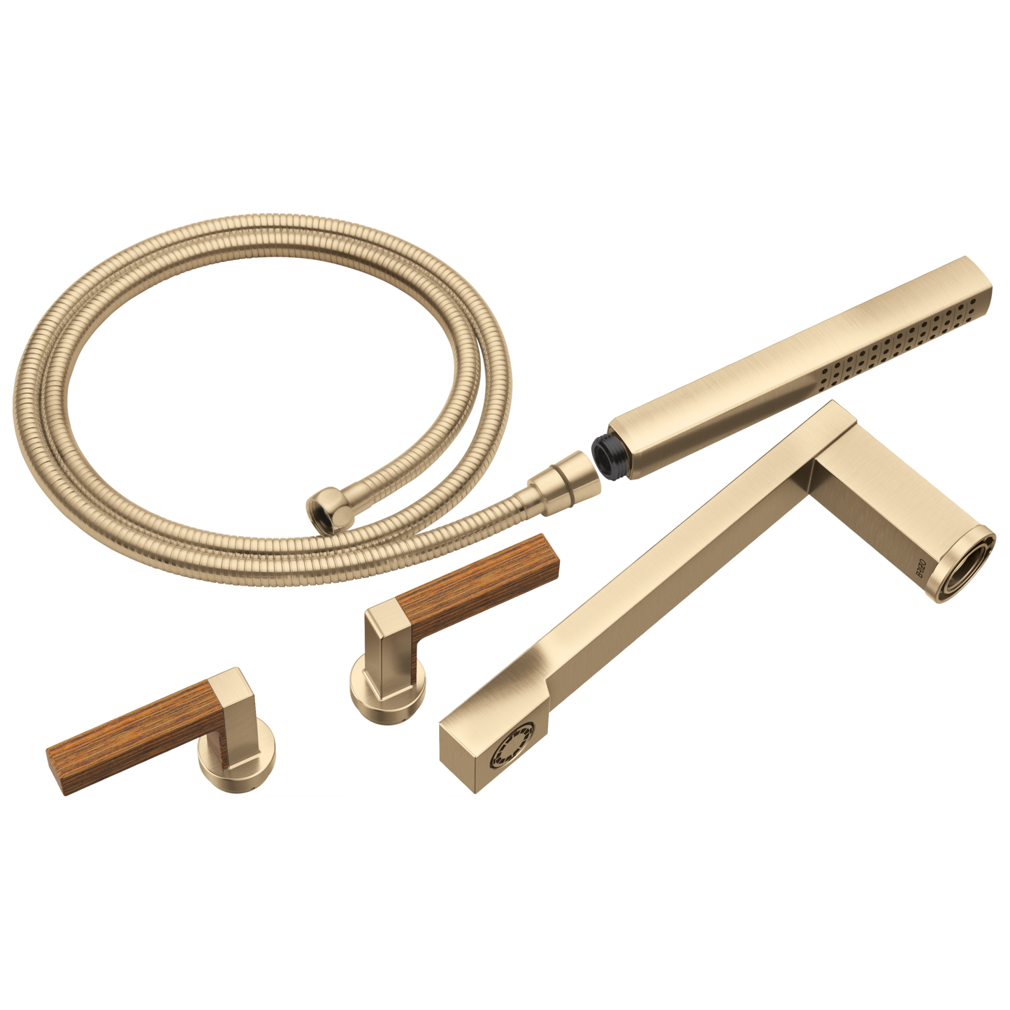 Brizo T70322 Frank Lloyd Wright Two-Handle Tub Filler Trim Kit With Lever Handles