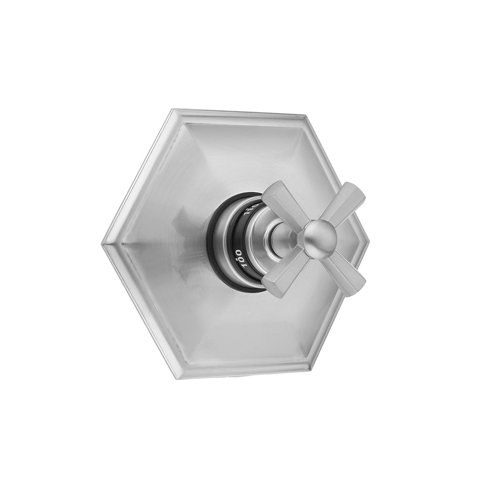Jaclo T886-TRIM Hex Plate With Hex Cross Trim For Thermostatic Valves - Parent