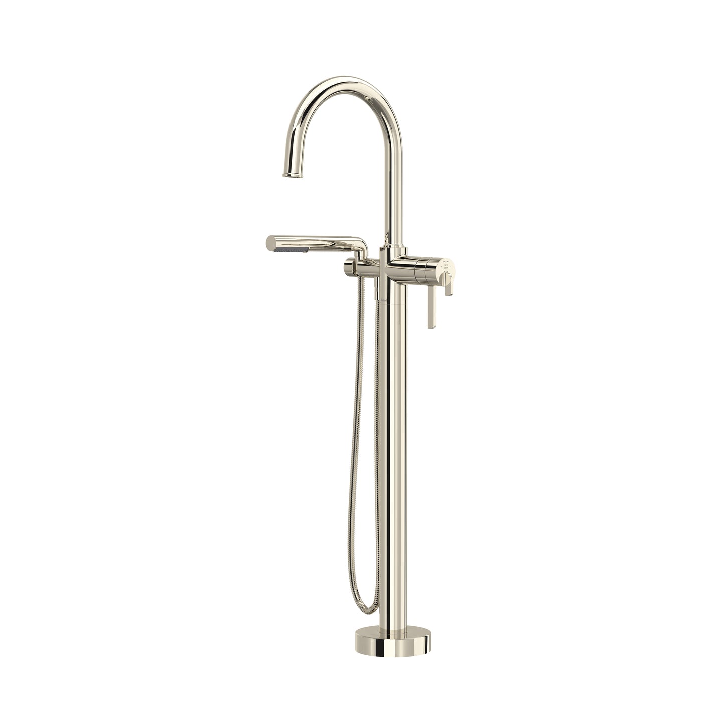 Riobel TAU39 Authentica Thermostatic Single Hole Floor Mount Tub Filler Trim