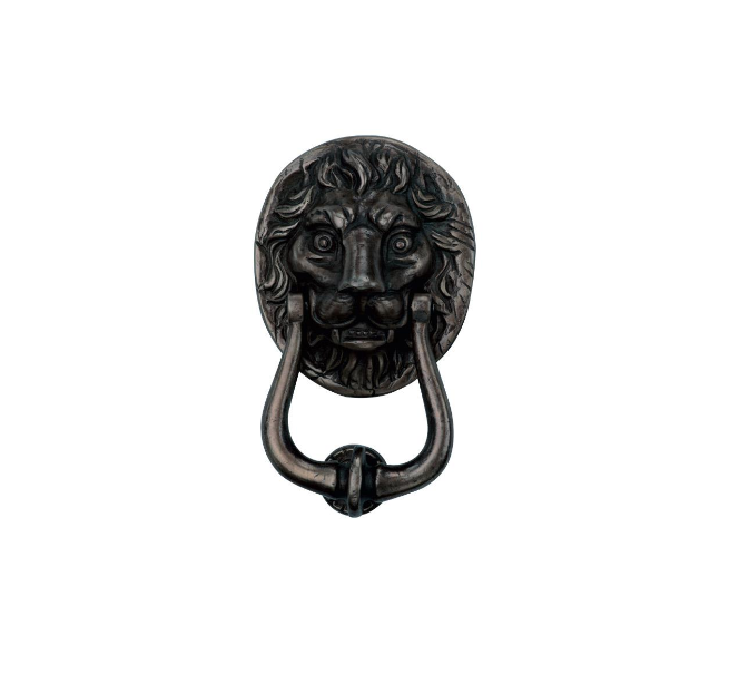 Ashley Norton TC.1220 Lion Door Knocker - Distressed Black