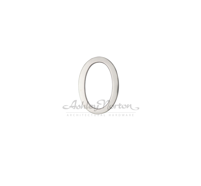 Ashley Norton TC.156 0 6" Numeral 0 - Distressed Black