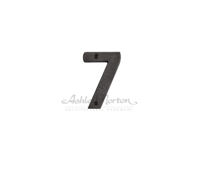 Ashley Norton TC.165 7 4" Numeral - 7 - Distressed Black