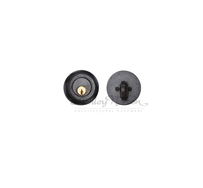 Ashley Norton TC.4100-238 Round Single Deadbolt - Distressed Black