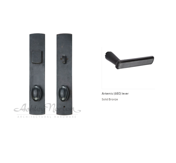 Ashley Norton TC.CVLES.680.50.L-234 Artemis Entry - Distressed Black