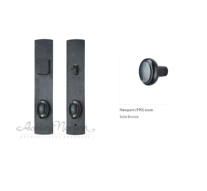Ashley Norton TC.CVLES.990.52-238 Newport Dbl Entry - Distressed Black