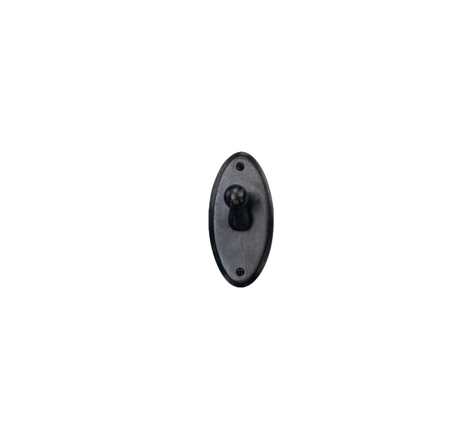 Ashley Norton TC.MD410 Hook On Square Escutcheon - Distressed Black