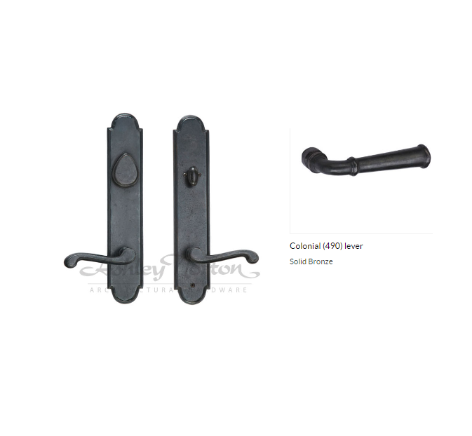 Ashley Norton TC.SPLES.490.50.R Colonial Entry - Distressed Black