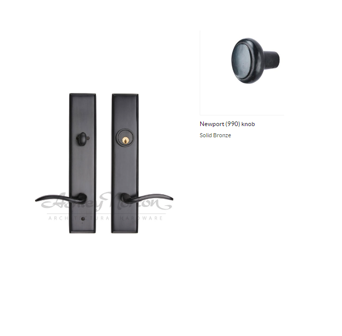 Ashley Norton TC.SQLES.990.50-234 Newport Entry - Distressed Black