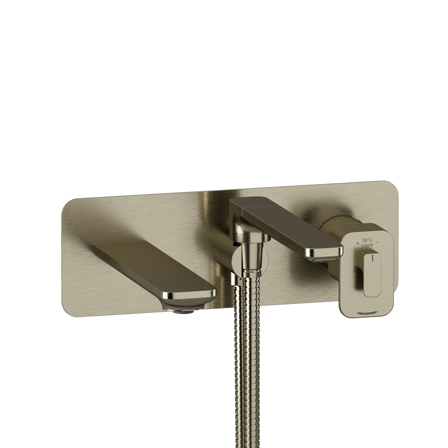 Riobel TEQ21 Equinox Wall Mount Thermostatic/Pressure Balance Tub Filler Trim