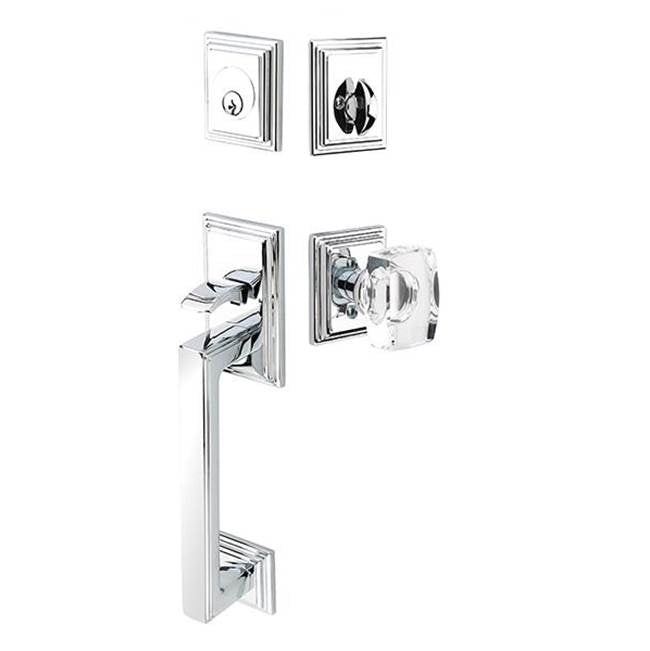Emtek 4203EB Dummy , Hamden Tub Entry , Ebony Knob - Parent