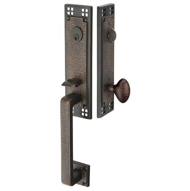 Emtek 4801RBK Dummy , Arts and Crafts Tub Entry , Ribbon and Reed Knob - Parent