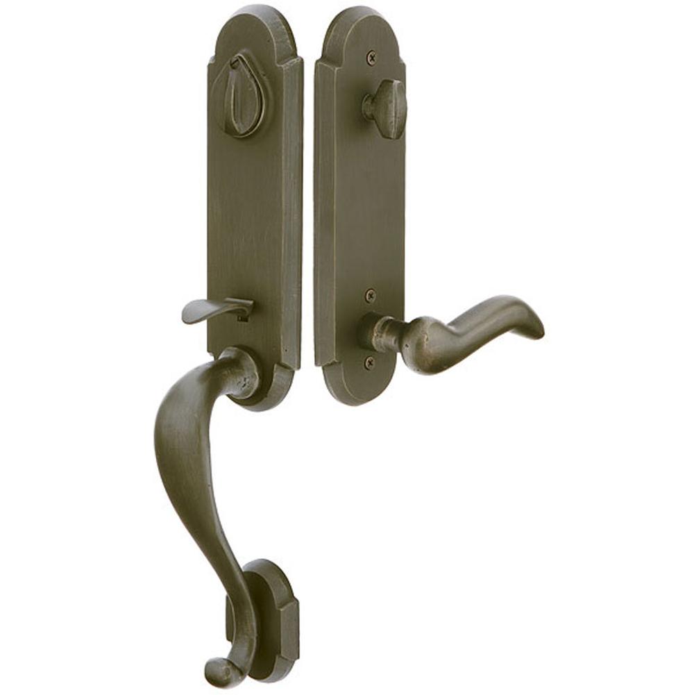 Emtek 451112BU Single Cyl , Remington Tub Entry , Butte Knob - Parent