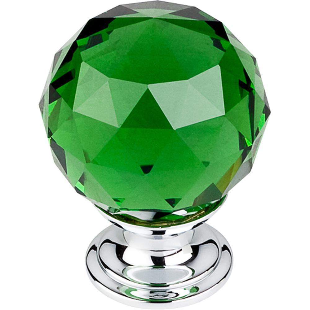 Top Knobs Green Crystal Knob Base
