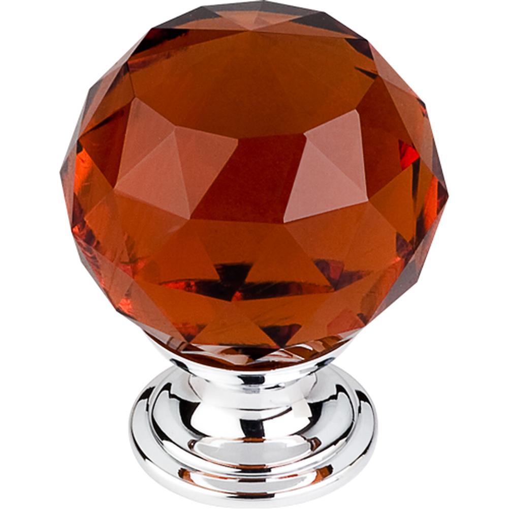 Top Knobs Wine Crystal Knob Base