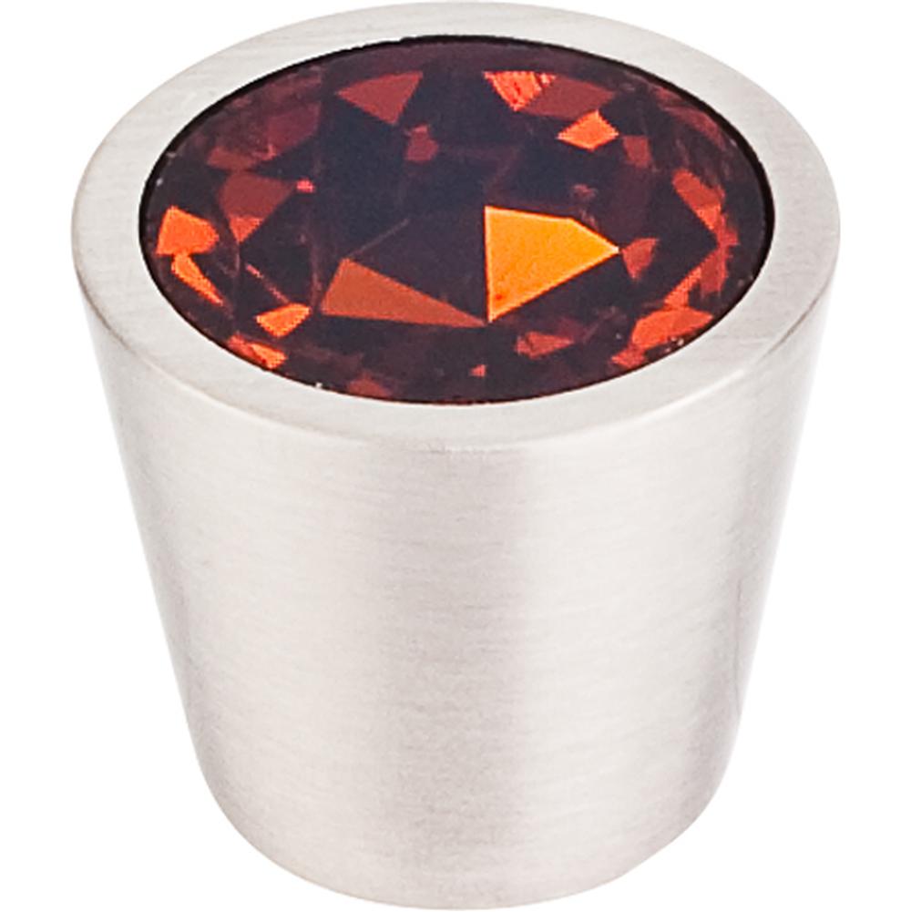 Top Knobs Wine Crystal Center Knob Shell
