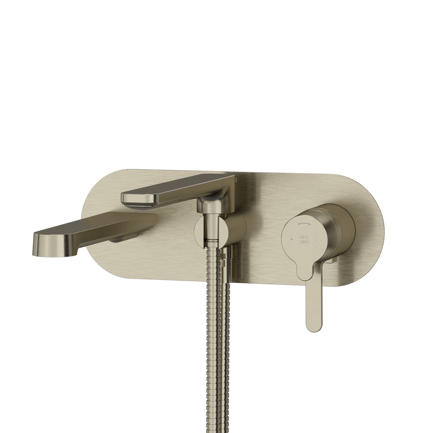 Riobel TNB21 Nibi Wall Mount Thermostatic/Pressure Balance Tub Filler Trim