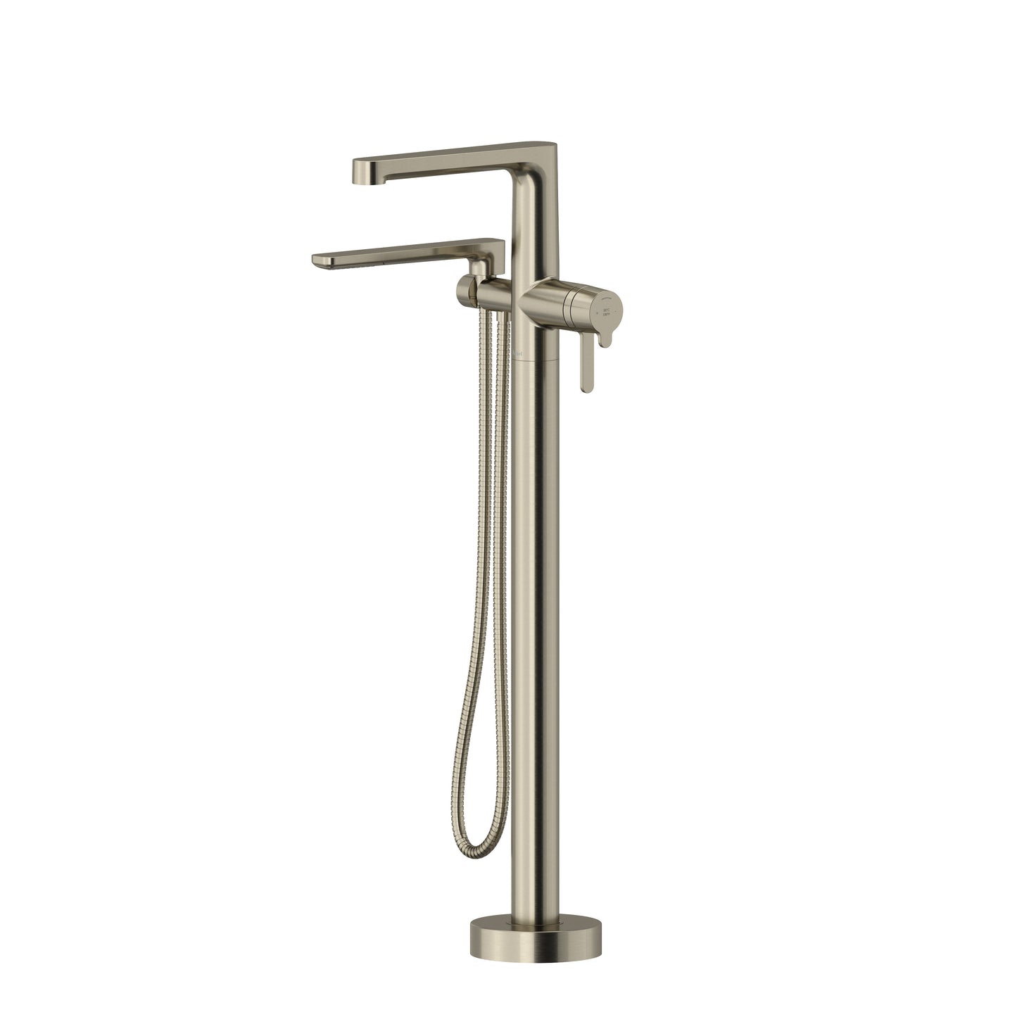 Riobel TNB39 Nibi Thermostatic Single Hole Floor Mount Tub Filler Trim