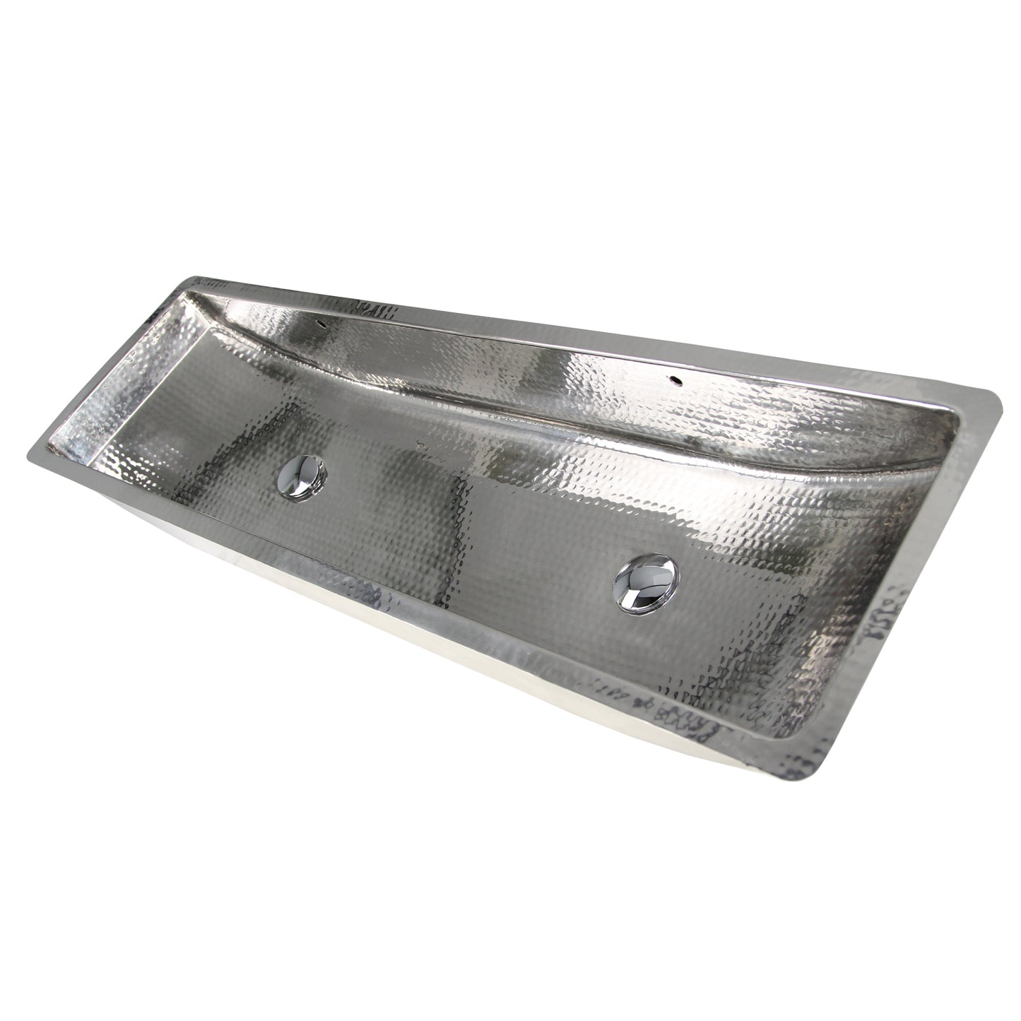 Nantucket Sinks TRS48-OF Double Trough Undermount Bathroom Sink