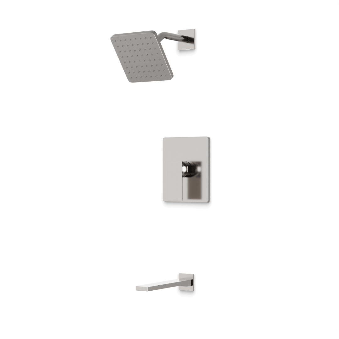 Artos TS276 Edge 2-Way Pressure Balance Shower Trim Kit with Tub Filler
