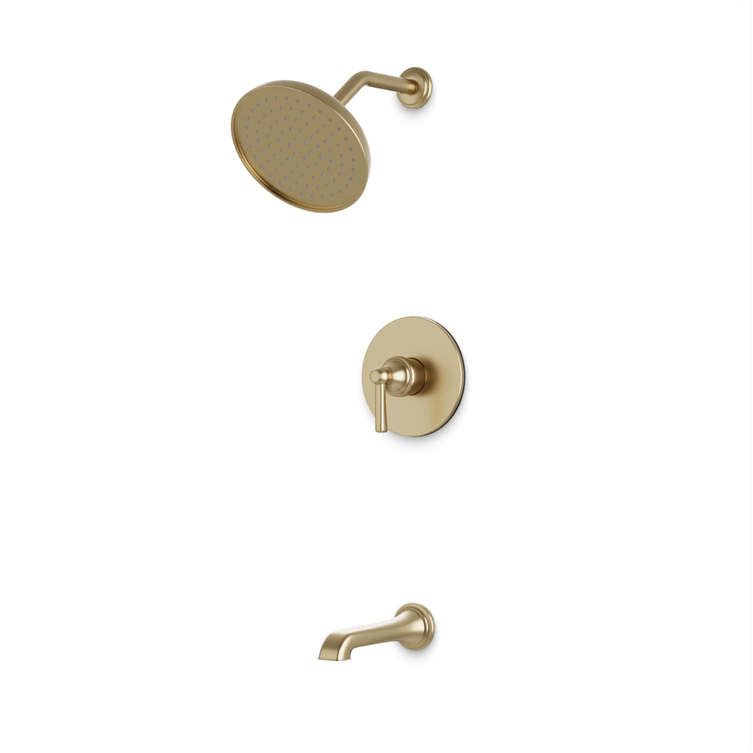 Artos TS286 Classic 2-Way Pressure Balance Shower Trim Kit with Tub Filler