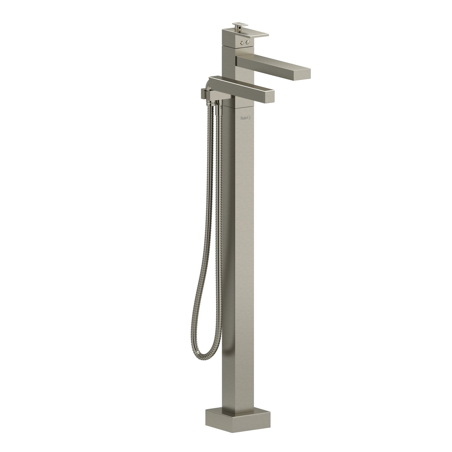 Riobel TUS39 Kubik Thermostatic Single Hole Floor Mount Tub Filler Trim
