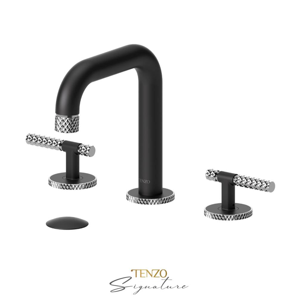 Tenzo BE13-C-W 8" Lavatory Faucet With Drain Bellacio-C