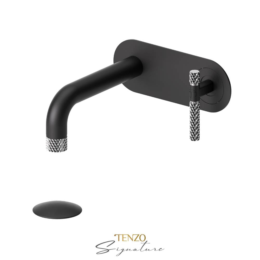 Tenzo F-BE15-C-W Trim For Wall Mount Lav. Faucet Drain Bellacio-C
