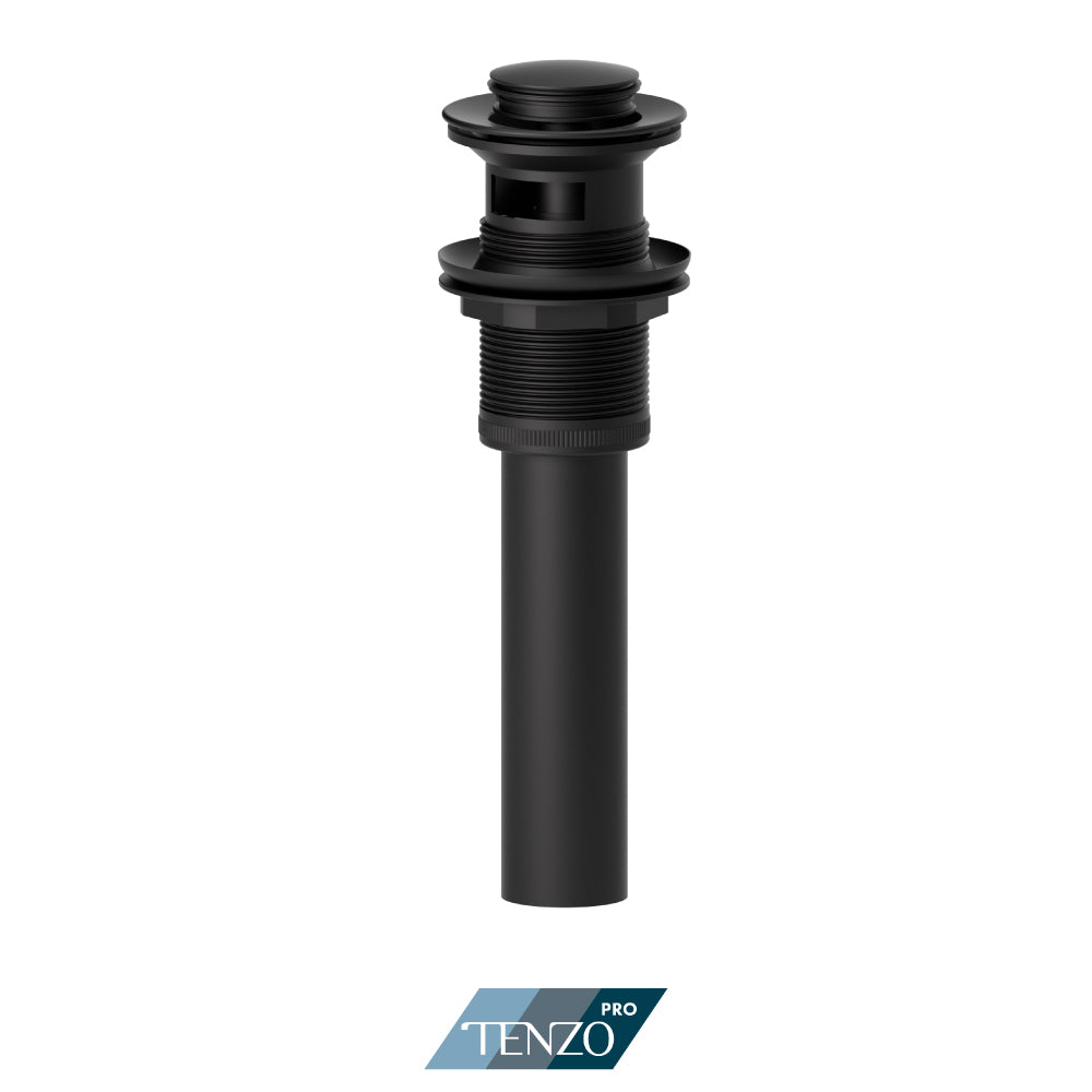 Tenzo DR-WOF-03 Push Pop-Up Drain Without Oveflow Round With Grid Top