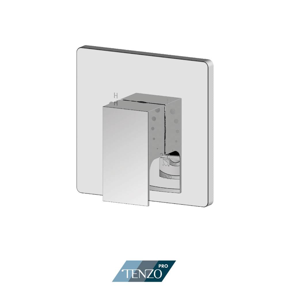 Tenzo F-KAPB22R-CR Trim For Kalissa Smart-Trim Valve Pressure Balance 2 Rotary Functions Chrome