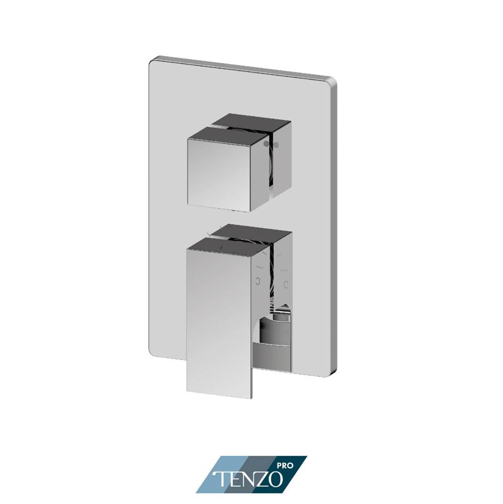 Tenzo F-KAPB22S-CR Trim For Kalissa Smart-Trim Valve Pressure Balance 2 Functions Shared Chrome