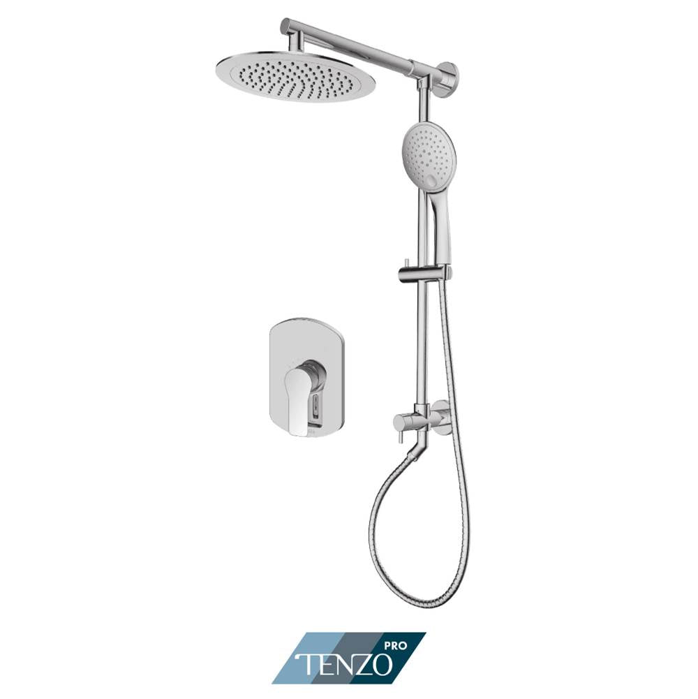 Tenzo GAPB21-R1201-CR Galia Tenzo Pro Kit 1 Function Pressure Balance Chrome Finish
