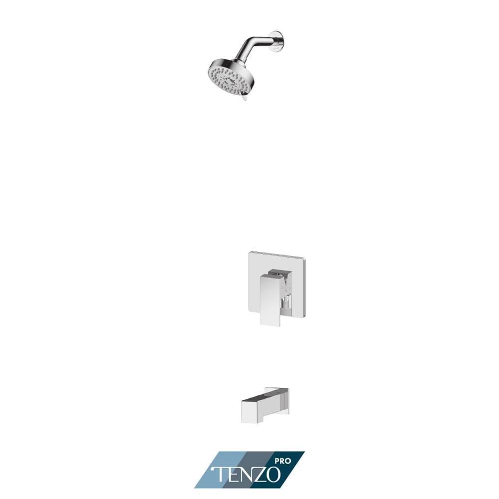 Tenzo F-KAPB21-0112-CR Trim For Kalissa Tenzo Pro Kit 1 Function Pressure Balance Chrome Finish