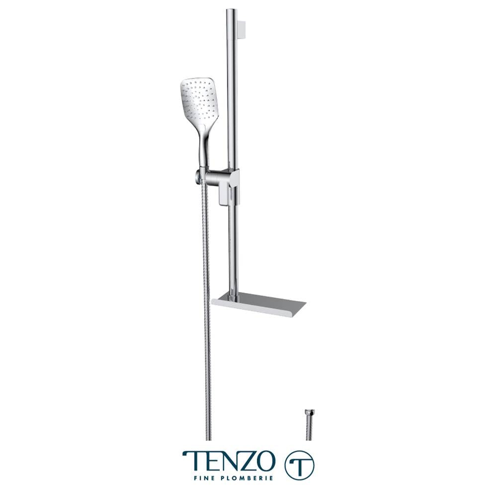 Tenzo KRDT-3518-CR Sliding Bar Kit With Shelf Chrome